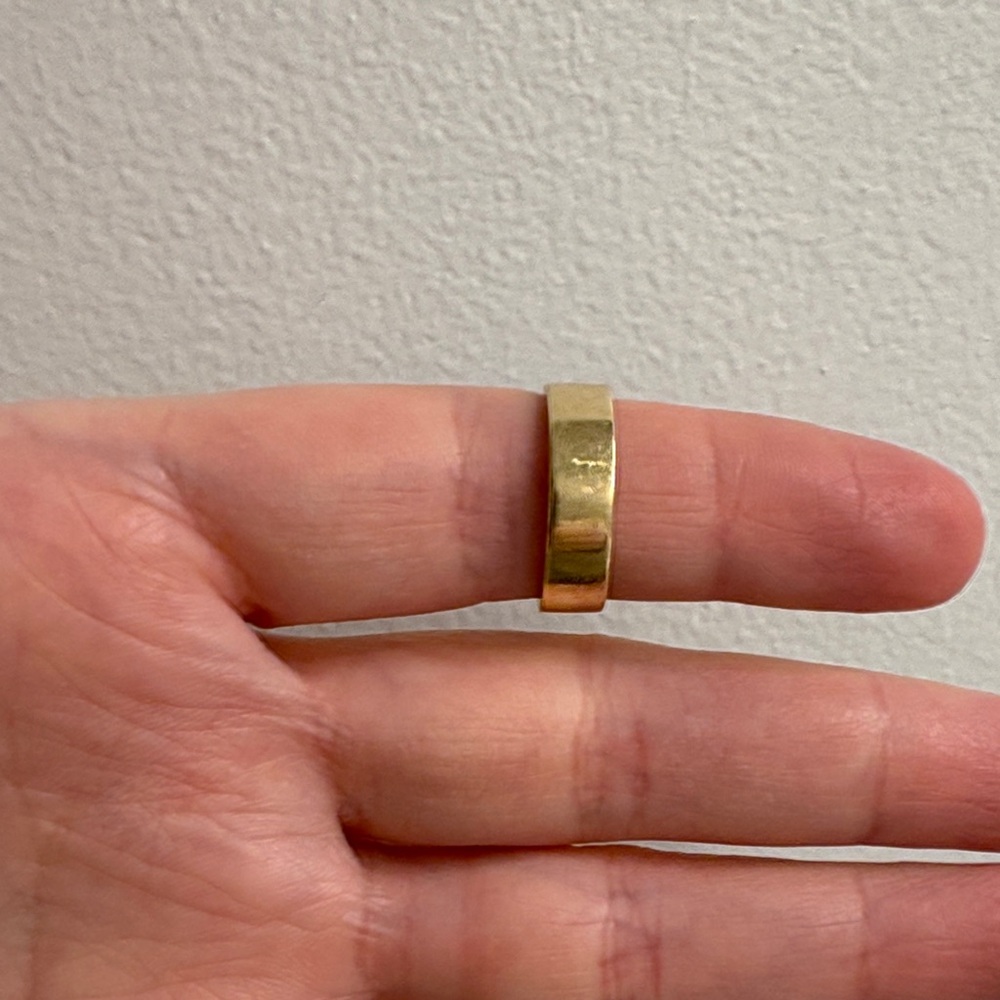 10k Yellow Gold and Turquoise Ring - Picture 4 of 6